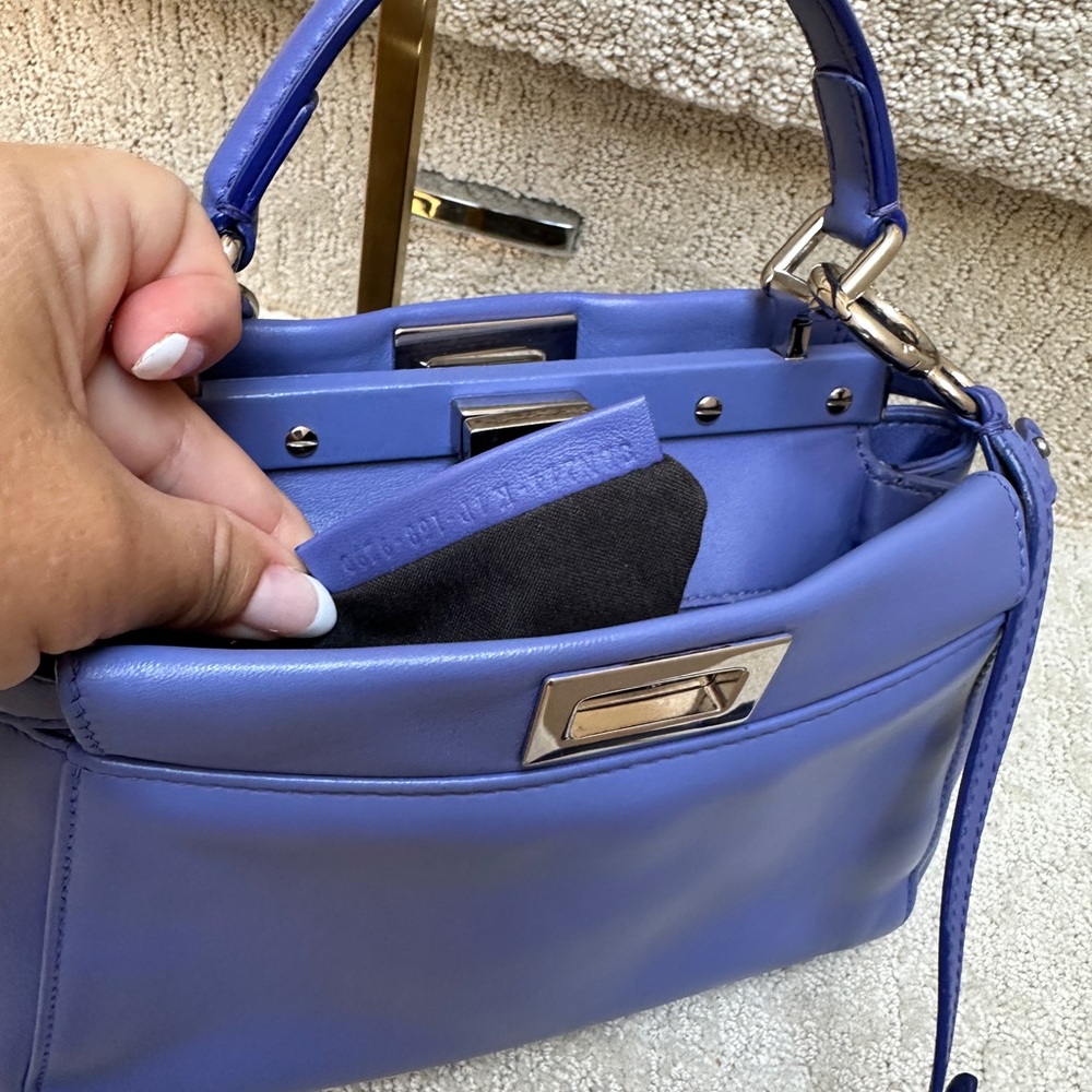 Fendi Mini Peekaboo in purple lilac - Picture 6 of 14